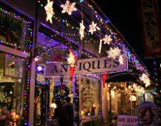 Antiques Store at Christmas