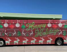 Happy Holidays Bus