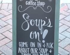 Soup's On Sign